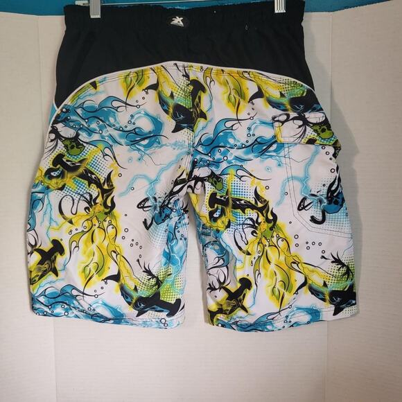 Blue and yellow board‎ shorts - Picture 3 of 6